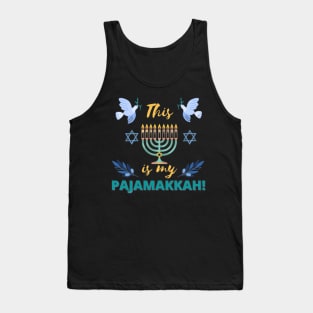 This is my pajamakkah- Happy Hanukkah Tank Top